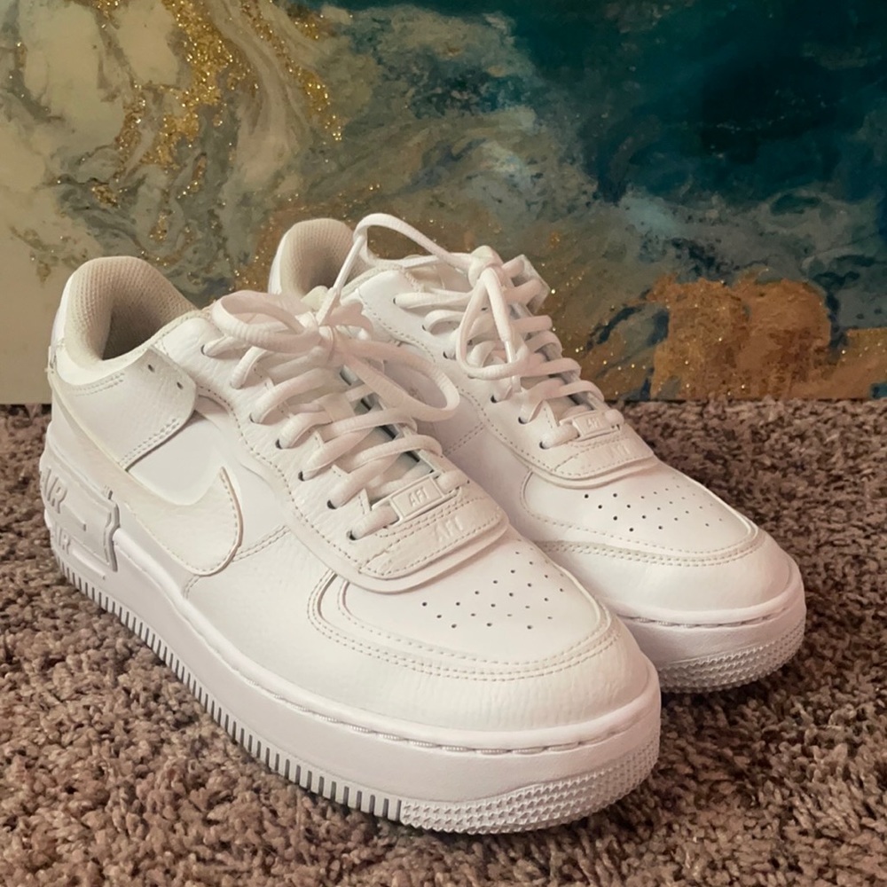 White shadow Air Force 1 size 9 women’s